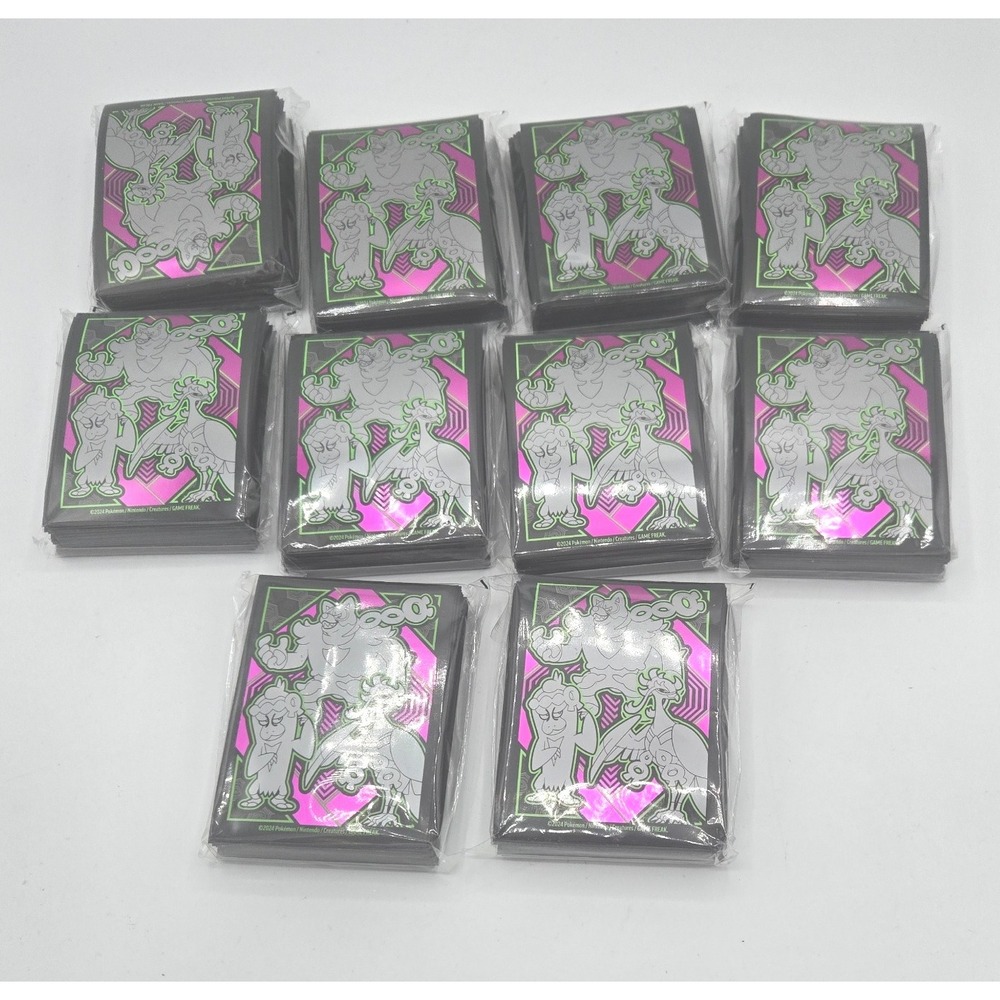 Lot of 10, Pokemon Card Sleeves - 65 Sleeve Pack - Shrouded Fables